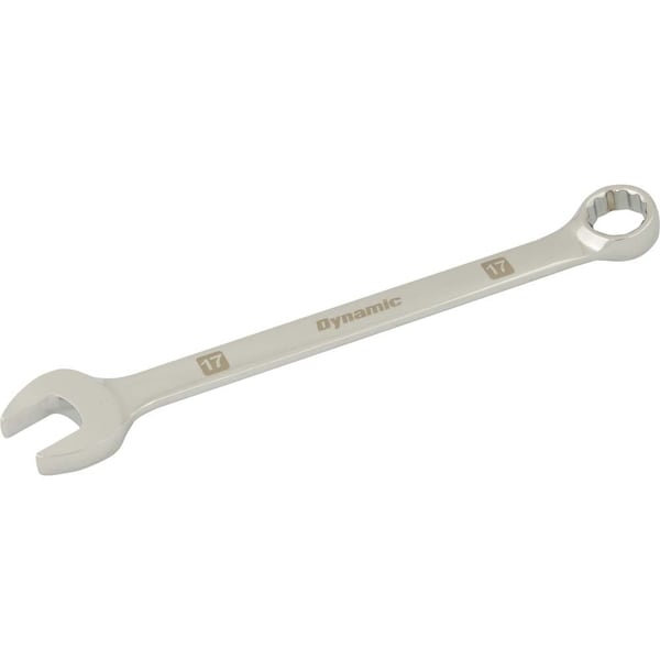 Tools 17mm 12 Point Combination Wrench, Mirror Chrome Finish